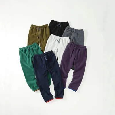 Unisex Fleece Sweatpants Multi Color Casual Pants