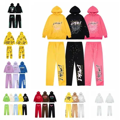 Pak! Hoodie Set Yellow Casual Tracksuit