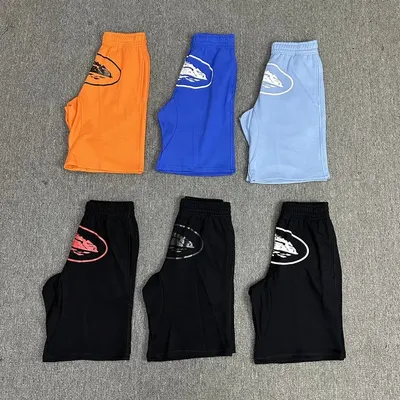 Cotton Basketball Shorts Orange Sport Style