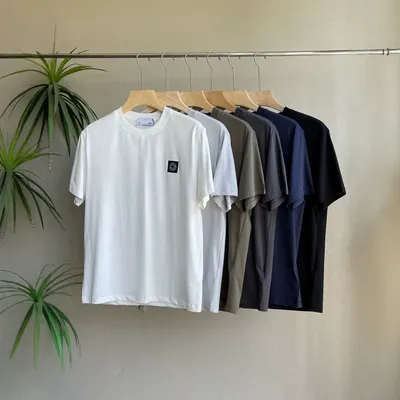 Basic Crewneck White Casual T-Shirt