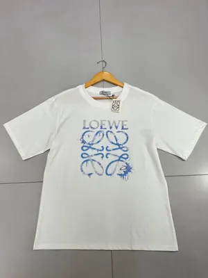 Loewe Logo White Graphic T-Shirt