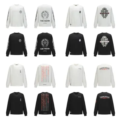 Chrome Hearts Long Sleeve White/Black Streetwear T-Shirt