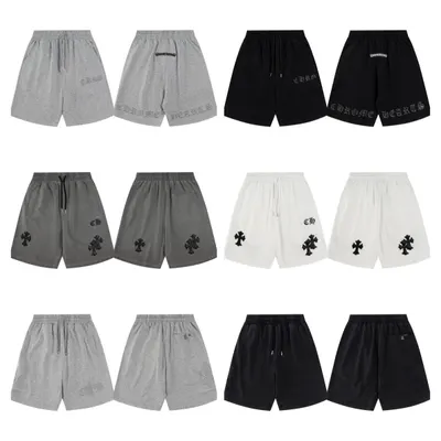 Chrome Hearts Gray Black White Casual Shorts