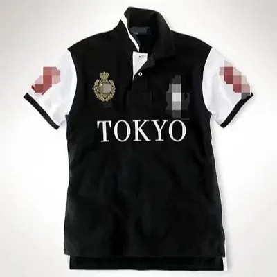 Tokyo Polo Black White Casual Shirt