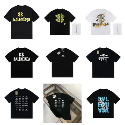 Balenciaga Logo Black Casual T-Shirt