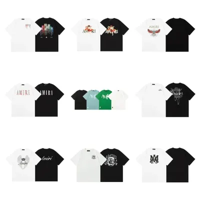 Amiri Logo Print White Casual T-Shirt