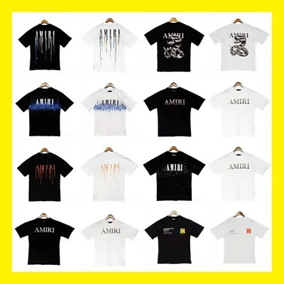 Amiri T-Shirt Black White Graphic Tee
