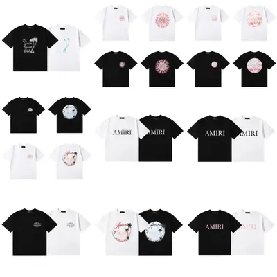 Amiri T-Shirt Black White Casual