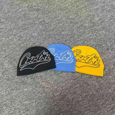 Curtis Signature Black Blue Yellow Mesh Skull Cap