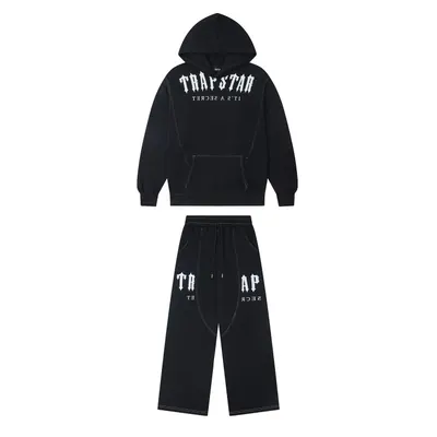 Trapstar Hoodie Set Black Streetwear