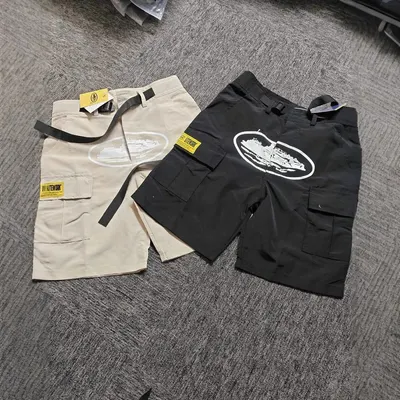 Litework Cargo Shorts Black Utility Style