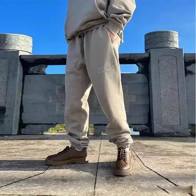 Fear Of God Essentials Beige Casual Sweatpants