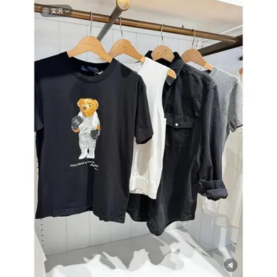 Polo Bear By Ralph Lauren Black Graphic T-Shirt