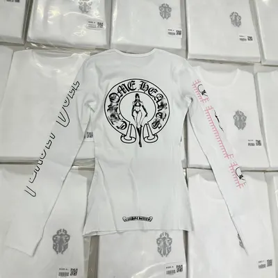 One Heart White Long Sleeve Graphic T-Shirt