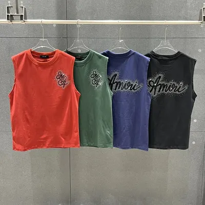 Amore Sleeveless Tank Top Red Casual