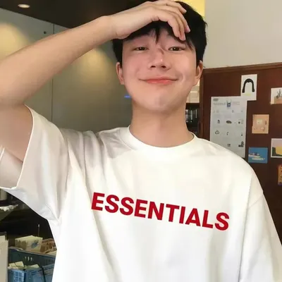 Essentials Logo White Casual T-Shirt