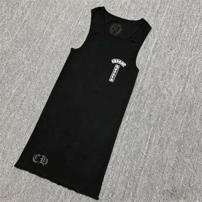 CD Black Sleeveless Tank Top