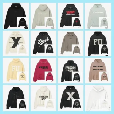 Fear Of God Essentials Black Hoodie Sweatshirt