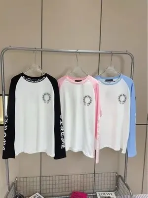 Cute Circle Logo White Pink Blue Casual T-Shirt