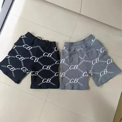 CB Logo Shorts Black And Gray Casual