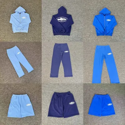 Unisex Track Suit Light Blue Casual Set