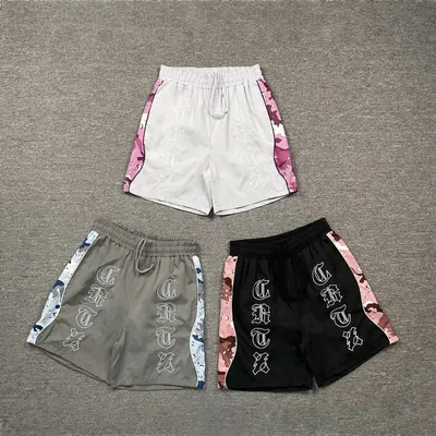 CRTC Shorts Gray Camouflage Sport Style