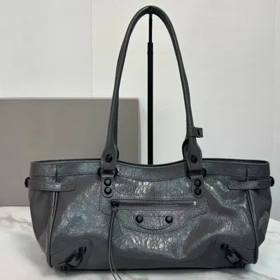 Balenciaga Classic City Black Leather Tote Bag