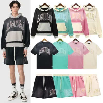 Amiri Oversized Hoodie Black Casual Sweatshirt